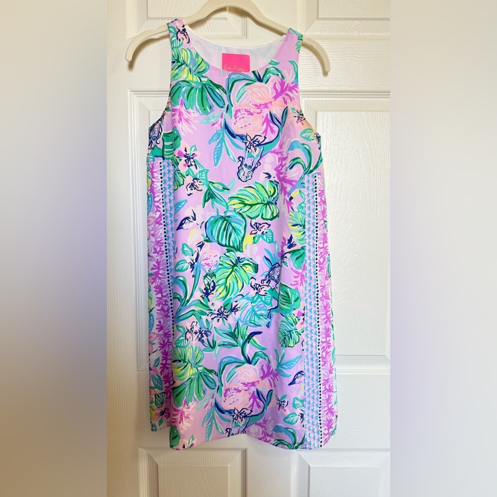 Lilly Pulitzer Jackie Silk Shift Mermaid in the Shade